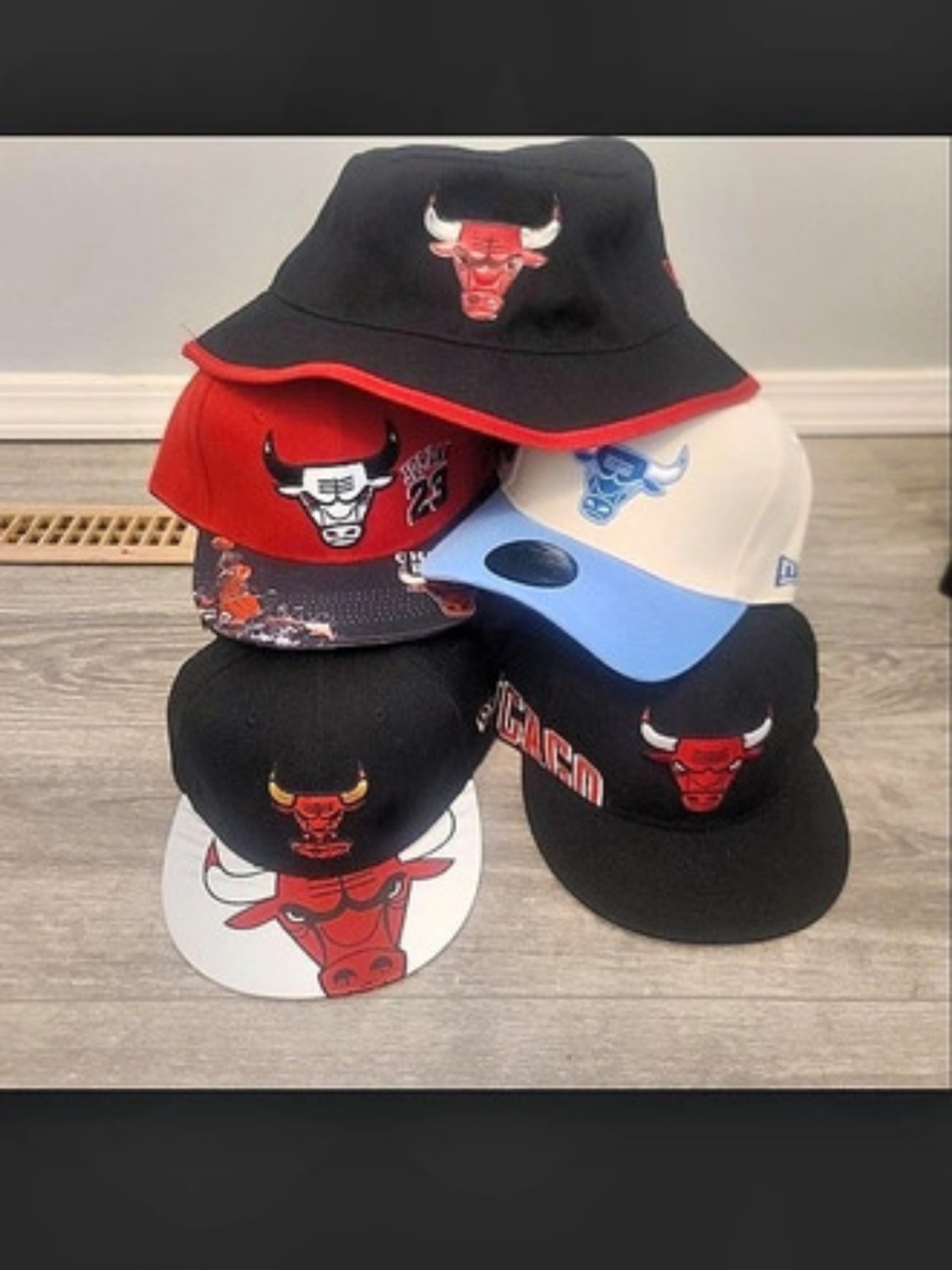 Chicago Bulls 5 Hat Bundle